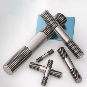 Stainless Steel Grade 8 Zinc Finish Double Headed Stud Screw Bolt UNC Threaded Rod