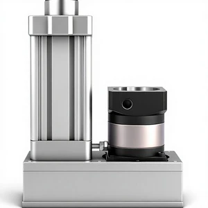 High Thrust Servo Hydraulic Cylinder High Precision Replacement Pneumatic Cylinder Industrial Grade Motor & Gear Aluminum Body