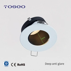 Indoor GU10 Aluminum 20° Adjustable Deep Anti Glare Recessed Downlight