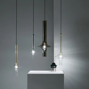 Nordic Minimalist Restaurant Decor Bed Side Designer Pendant Lighting Hanging Lights Hotel Glass LED Modern Chandeliers