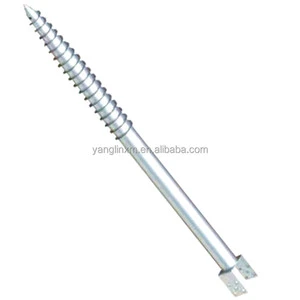 High Strength Q235 Steel Earth Pole Anchor U Shaped Ground Screws