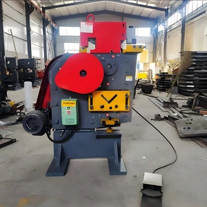 Ironworker Mini Hydraulic Iron Worker Machine Punching Shearing Angle Cutting Machine