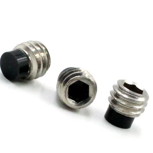 Hign Quality Customized Stainless Steel Nylon Tipped Hex Socket Headless Grub Screw 1/4-20 5/16-18 3/8-16 1/2-13 Set Screw