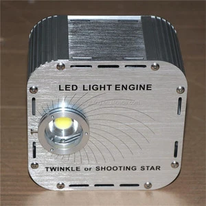 RGB 27W Twinkle LED Fiber Optic Light With RF/ APP for PMMA Plastic Starry Sky Ceiling Decor Lighting Fiber Optic Light