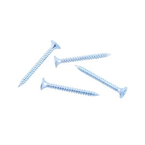 China Manufacture C1022a White Zinc Drywall Screw for Gypsum Board