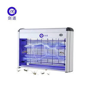JZ Indoor Sustainable Fly Trap UV Light 20w Electric Power Shock Mosquito Killer Light for House Garden