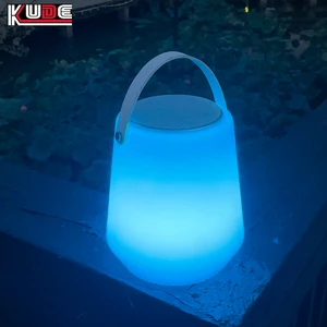 Portable Luminous Music Speaker Plastic Night Lamps Speaker Handheld Music Lamp Handheld Speaker Music Light for Wedding Party