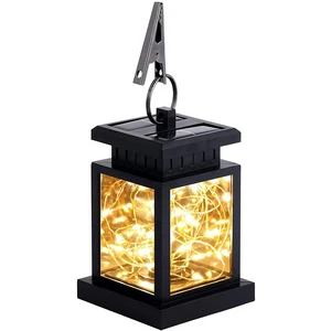 20 LED Solar Powered Lighting Outdoor Solar Lantern Decorative Lamp for Patio Decorations Table Garden Party Lawn Tent Tree