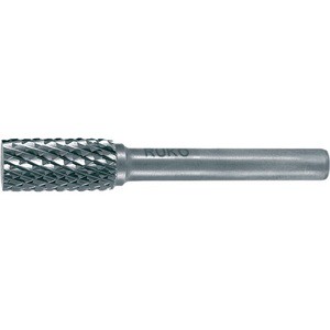 ZYA Carbide Milling Cutter 6 mm Head Length 18 mm Shank Bright Finish with KVZ 4 RUKO Toothed