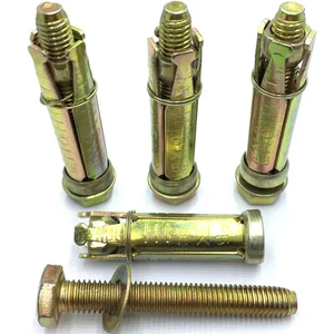Concrete Anchor Drop in Anchor Grade 4.8 Carbon Steel Yellow Zinc Plated M6-M20 Structural Assembly Direct Factory Price