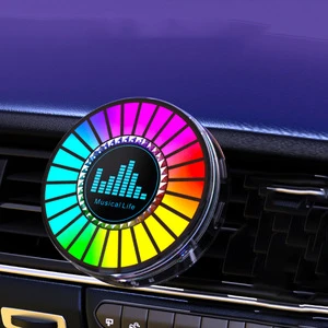 Modern Sound Control RGB Pickup Light Smart APP LED Music Lights Rhythm Ambient Dimmable Battery Powered for Car