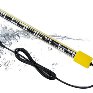 Zaohetian 72cm 20w LED Light Two-row Gold Arowana Aquarium Light High Power Full Spectrum 5050RGB Lamp Beads IP67d