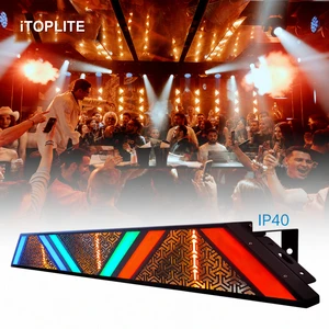 Itoplite Ip40 New Music 3 * 60w Gold Lighting 1800k + 6 * 5w RGB Retro Vintage Stage Light Party bar DJ Disco