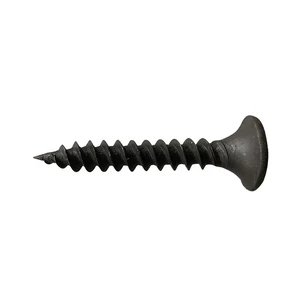 Top Quality Galvanized Cement Board Plasterboard Gypsum Board Drywall Screws Manufacturer Wood Black Drywall Screws