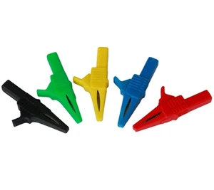Color Wholesale Full Plastic Safety Insulated Alligator Clip 30A Small Electrical Metal Crocodile Clip