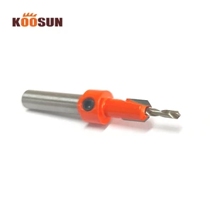 KOOSUN High Quality Electric Countersink Drill Bit Woodworking Straight Shank Tungsten Carbide Self Tapping Step Drill Bit