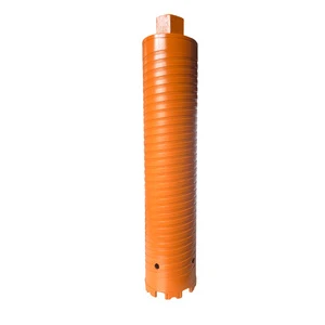 Heavy Duty Dry Diamond Core Drill Bit, Spiral Groove Laser Welded Masonry Drill Bit For Electric Drills, Concrete & Brick