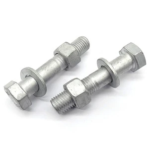Din933 Hot Dip Galvanized Hex Bolt M18 M20 M24 Bulon Bolt
