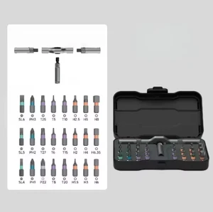 24 in 1 Multifunctional Ratchet Set, Multi Magnetic Drill Bit, Mini PC and Other Household Accessories