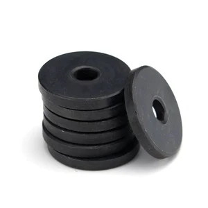 GB892 Black A3 Carbon Steel Bolt Fastened Retaining Ring Enlarged Thickened Flat Washer Outer Diameter M20-M100