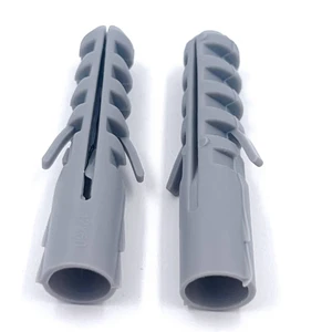 Factory Supplied Heavy Duty PE Plastic Shield Expanding Anchor Screw Dowel Wall Plug for Concrete