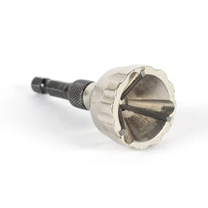 Easy-to-Use Multiple Chip Conveyor Screw Deburring Hand Drill Bit External Three-Blade Hexagonal Shank for Chamfering Tool