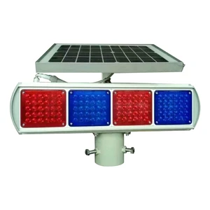 Led Strobe Traffic Solar Power Flashing Warning Light/Blinking Led Solar Lights Barricade Lights