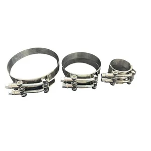High-quality Stainless Steel T-bolt Hose Clamp T Bolt Super Hose Clamp With Spring