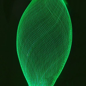High Quality Rechargeable LED Fiber Optic Light Waterproof 1.0mm End Glow Aluminum Body with Mesh and Plastic Optical Fiber