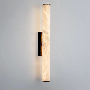 All-copper Spanish Natural Marble Wall Lamps Light-luxury Modern Design Living Rooms Custom-made Options LED 111-240V