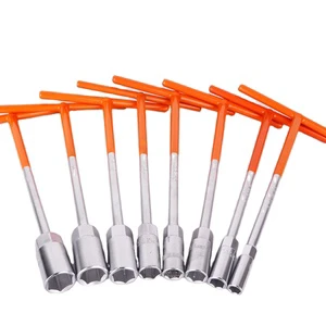 94274 T-handle Socket Wrench 10mm T Bar Handle T Type Hexagon Socket Wrench With All Size for Repair Spanner Wrenches
