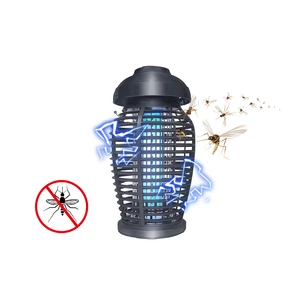 Durable Long Lifespan Plug-in Electric Shock Mosquito Killer Lamp, 360 Degree Full Coverage Timer Insect Trap Light for Indoor