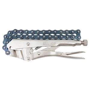 [WIGA]8GR Adjustable Chain Locking Pliers for DIY Assembly Pipe Clamping CR-MO Material 75mm Jaw Width
