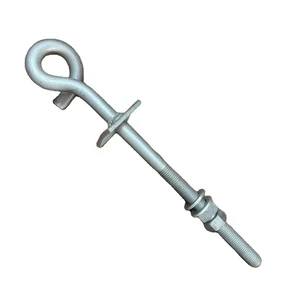 Pole Line Hardware Power Fittings Bolt Carbon Steel Pigtail Eye Bolt/Hook/Screw/Fastener