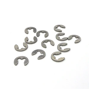 Carbon Steel Snap External E Clip Type Circlip Retaining Ring Sizes 2mm-15mm Available China Factory