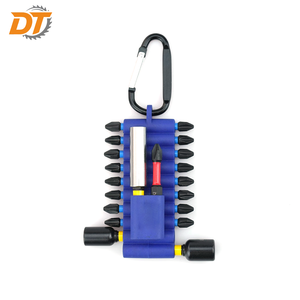 DT 20PC Screw Driver Bit Set S2 Alloy Steel Black Manganese Phosphate Multiple Size 25mm/50mm/60mm Bits Nut Setter Bit Holder