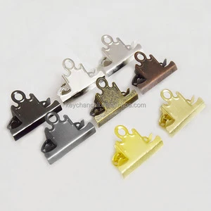 Office Stationery Accessories Multicolor 78mm Metal Clipboard Clips File Binder Restaurant Menus Recipe Butterfly Board Clamp