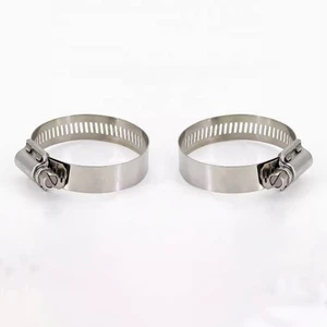 304 Stainless Steel Reinforced Buckle Type Four Claw Clamps Worm Drive Hose Clamps