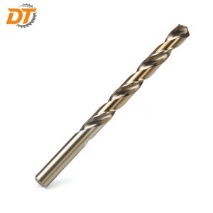 DT M35 M42 Cobalt Containing Drill Bit DIN338 Jobber Length Fully Ground Twist Metal Drill Bit For Stainless Steel