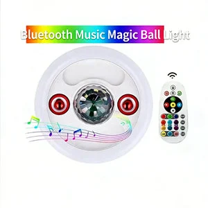 Music Lamp 36W RGB Stable Connection Lamps That Play Music 10inch Adjustable Brightness Music Ambient Lamp Creative Design