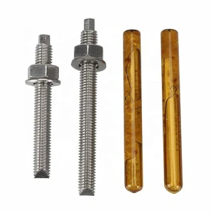 Factory Price Stainless Steel 304 Chemical Anchor Bolt M8-M14 Grade 8.8 Zinc-Plated 90KG Capacity