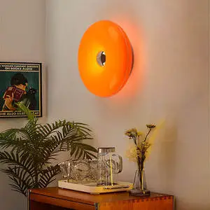 New Arrival Donut Desk Lamp Bedroom Wall Lamp Modern Minimalist Decorative LED Warm White Touch Control USB Recharge ABS Plastic
