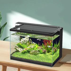 YEE Factory Wholesale 20 Gallon Fish Tank Ultra Clear Glass Desktop Aquarium With Aquarium Pump And Light