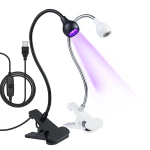 Tips Mini Uv Lamps Uv Gel Curing Light 3w Flexible One Finger Led USB Nail Lamp Dryer Light for Glue