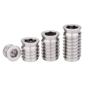M6 M8 Stainless Steel 304 Furniture Wood Threaded Bushing D Insert Nuts