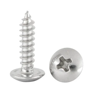 304 Stainless Steel DIY Grade Large Flat-Head Self-Tapping Screws with Intrinsic Finish Metric TA36TA6100