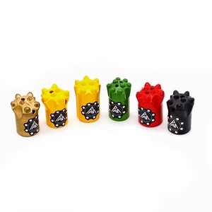 China Factory 5/7/8 Buttons Drill Small Hole Bit for Hard Rock Drilling Taper Bits