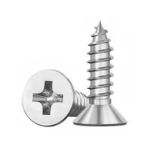 Factory Price Stainless Steel Self Tapping Screw Flat Countersunk Head Self Tapping Screw Cross Recessed Bolt