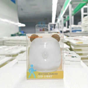 BSCI Modern White Led Motion Sensor Cabinet Light with ABS Material Sensor Control for Warehouse Use