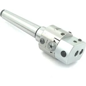 Assorted Small Boring Head 50mm Head Diameter High-Speed Steel (HSS) Parabolic Flute Threading Coolant Fed Cat40 Taper 3 Inserts